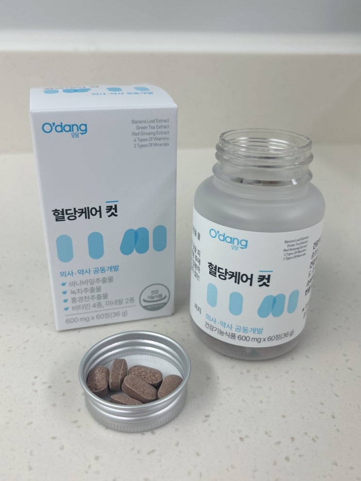 바나나잎 혈당영양제 추천 오당 혈당케어 컷