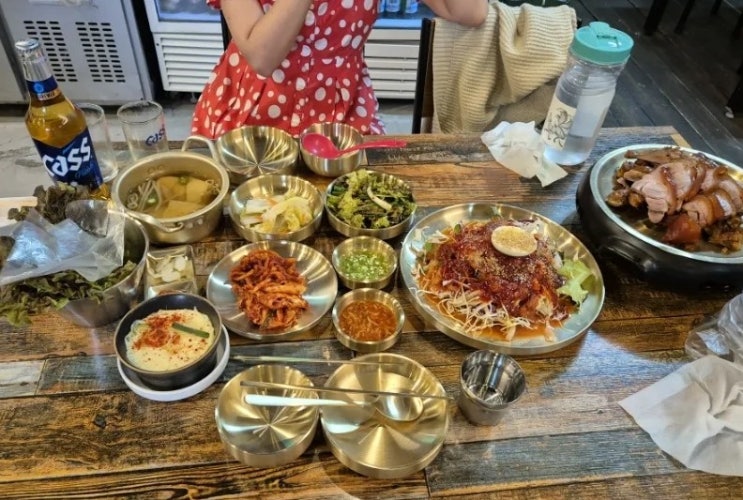 왕십리맛집 호야네 족발보쌈 족발세트 밑반찬 푸짐해요