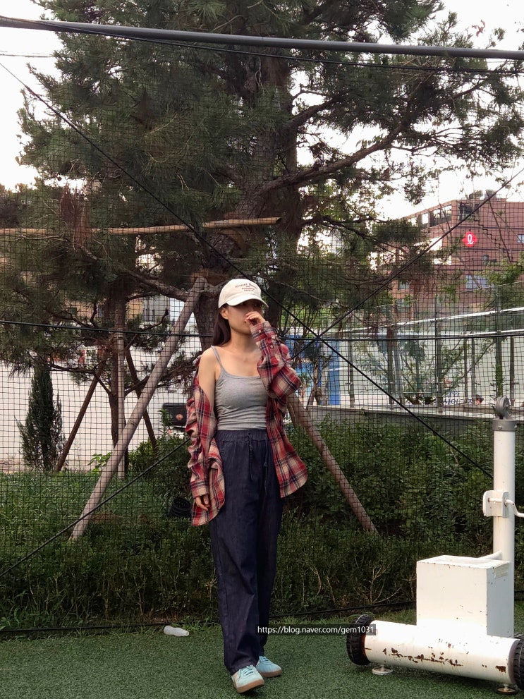 입추다! 가을 셔츠 준비하러가기~ with 스탠다드에러 하브 빈티지 오버핏 포켓 긴팔 체크 셔츠 레드