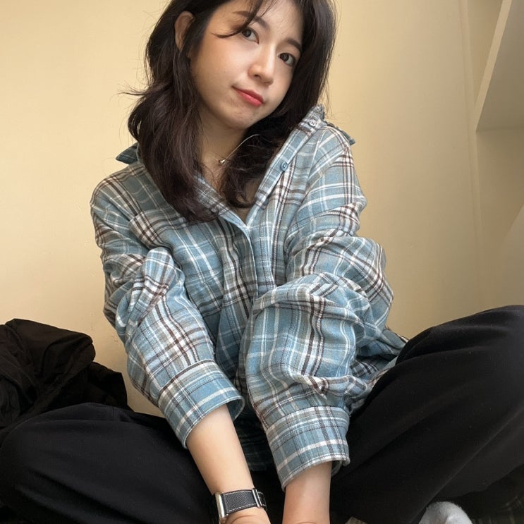 개강룩 추천 | 무신사 셔츠 맛집🏠 스탠다드에러 오버핏 셔츠 딥블루(남녀공용셔츠) 추천🩵