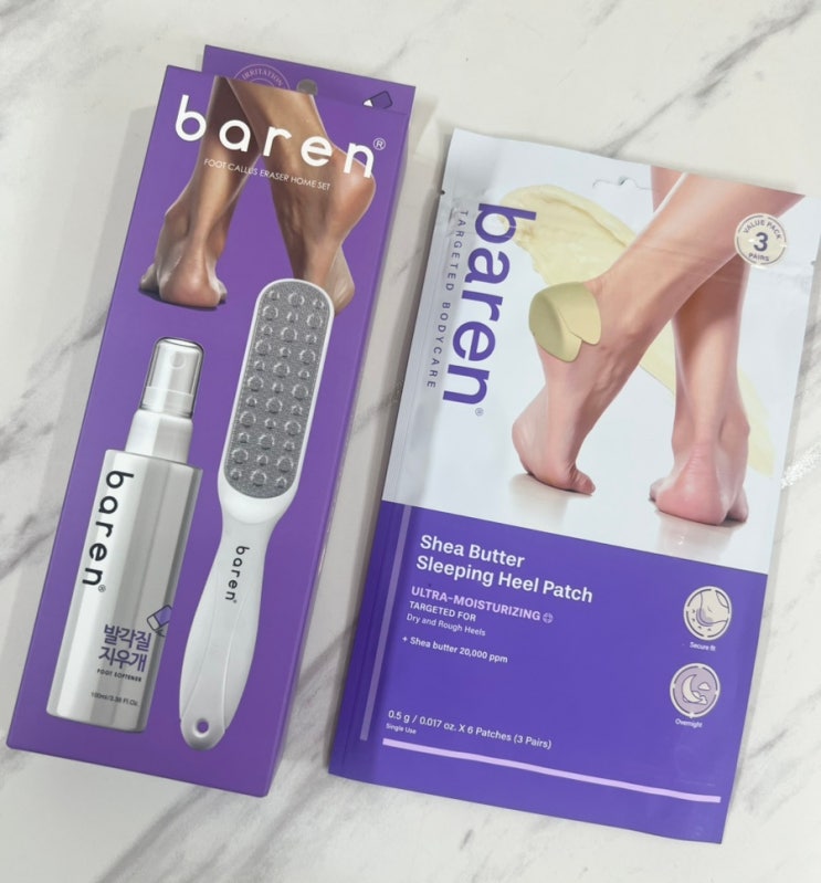 🦶여름 샌들 전쟁 준비 완료! 바렌으로 뒤꿈치 각질 싹~⭐