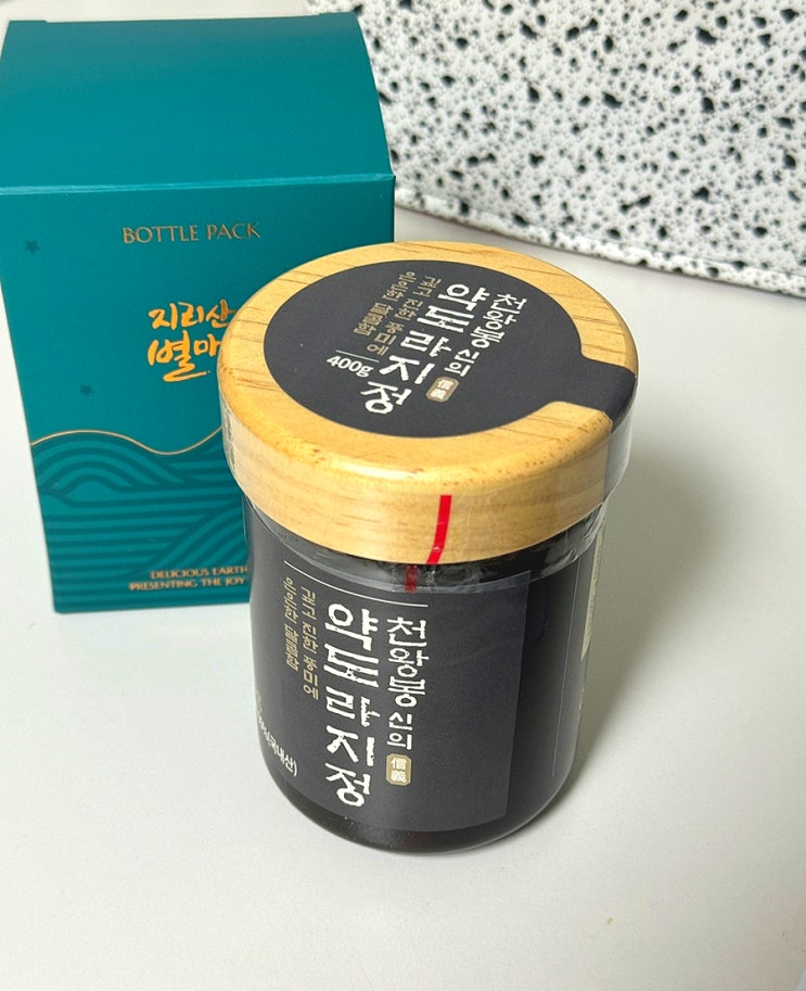 지리산별마루 약도라지청으로 목감기 예방 선물세트로 제격