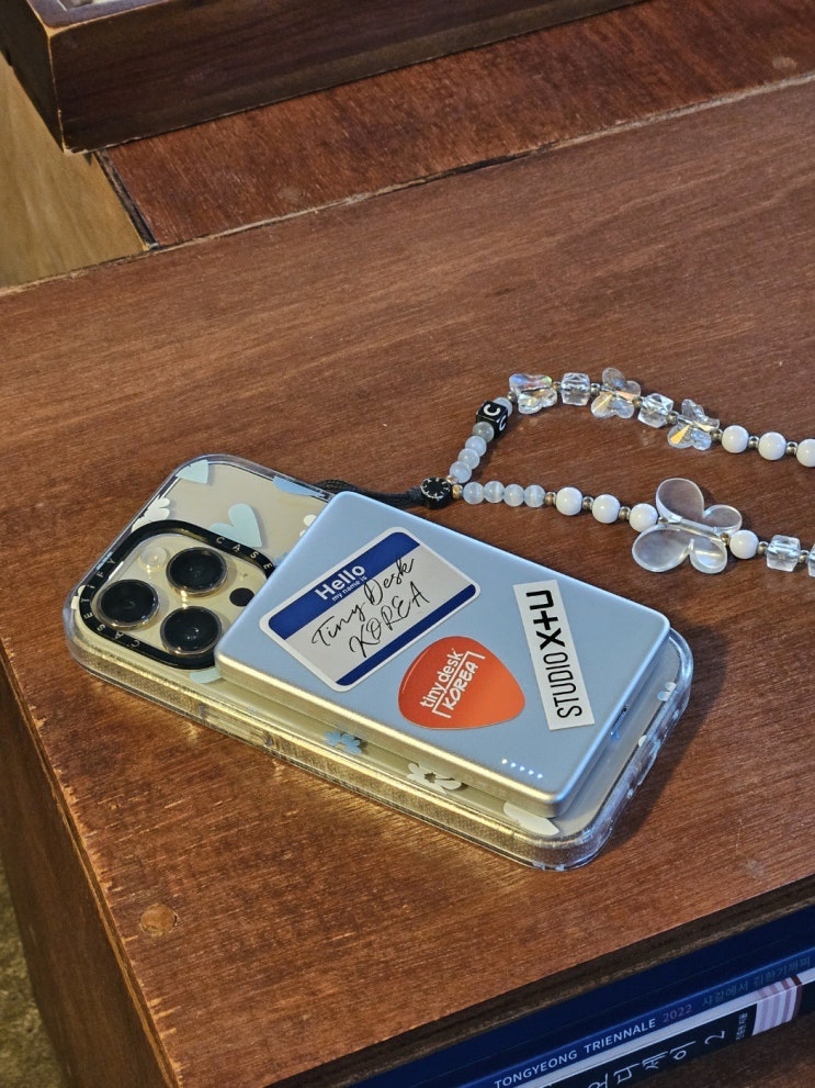 얇고 가벼운 맥세이프 보조배터리 5000mAh 여행 필수템