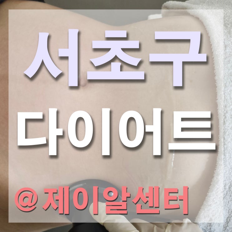 [서울시 강남구] 서초동 다이어트, 다이어트 후관리 하기 : 제이알센터