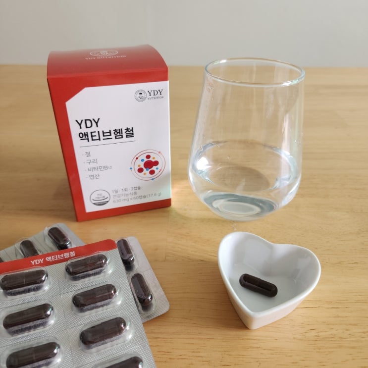 빈혈에 좋은 영양제 액티브헴철 후기