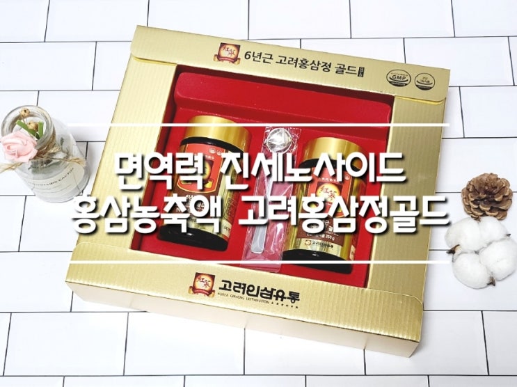 면역력 진세노사이드 홍삼농축액 고려홍삼정골드
