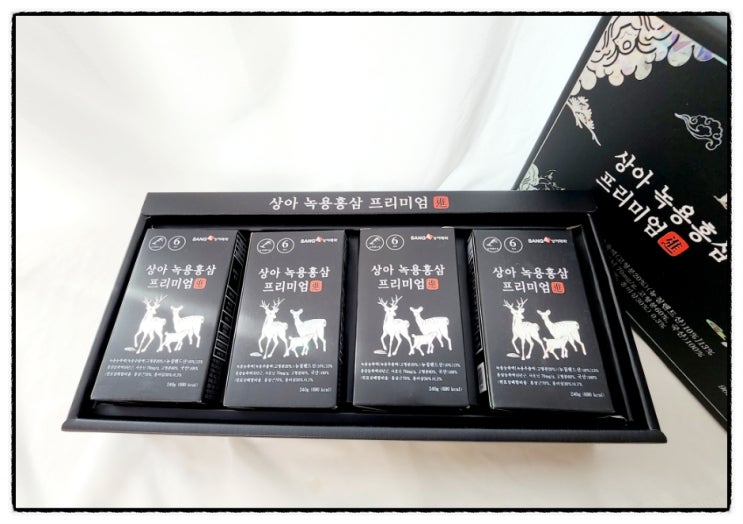 설날선물 부모님선물 상아 녹용홍삼 프리미엄 진 (상아제약)