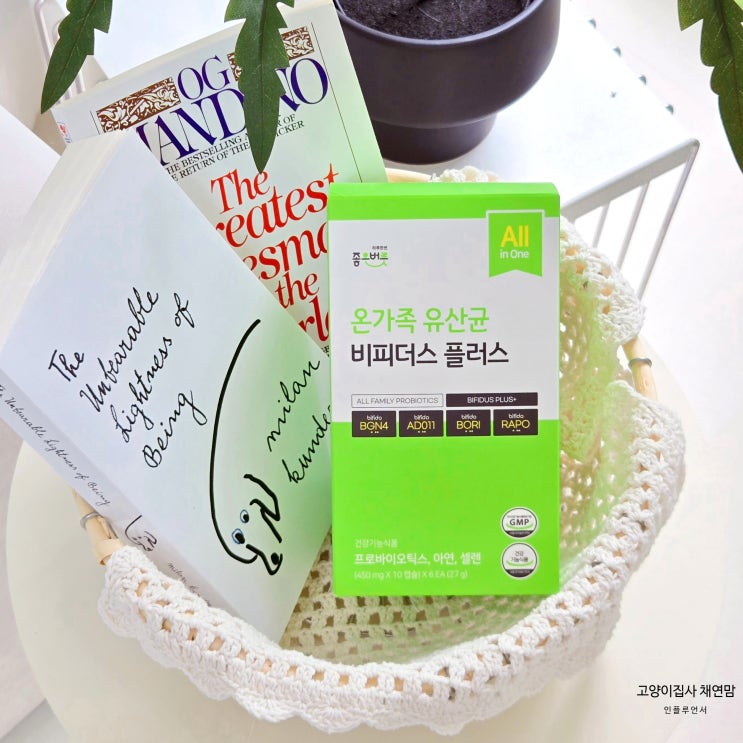 프로바이오틱스 좋은버릇 온가족 유산균 비피더스 플러스 추천 이유