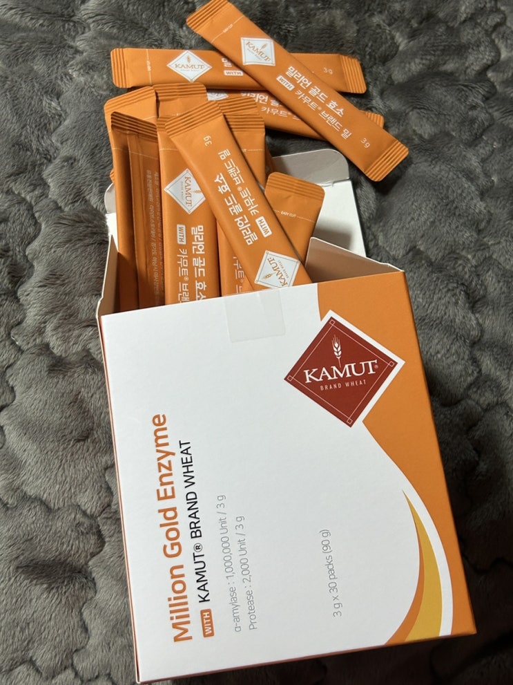 [라이프스토리]100만 역가 수치 좋은버릇 카무트 효소 밀리언 골드 효소 with 카무트® 브랜드 밀