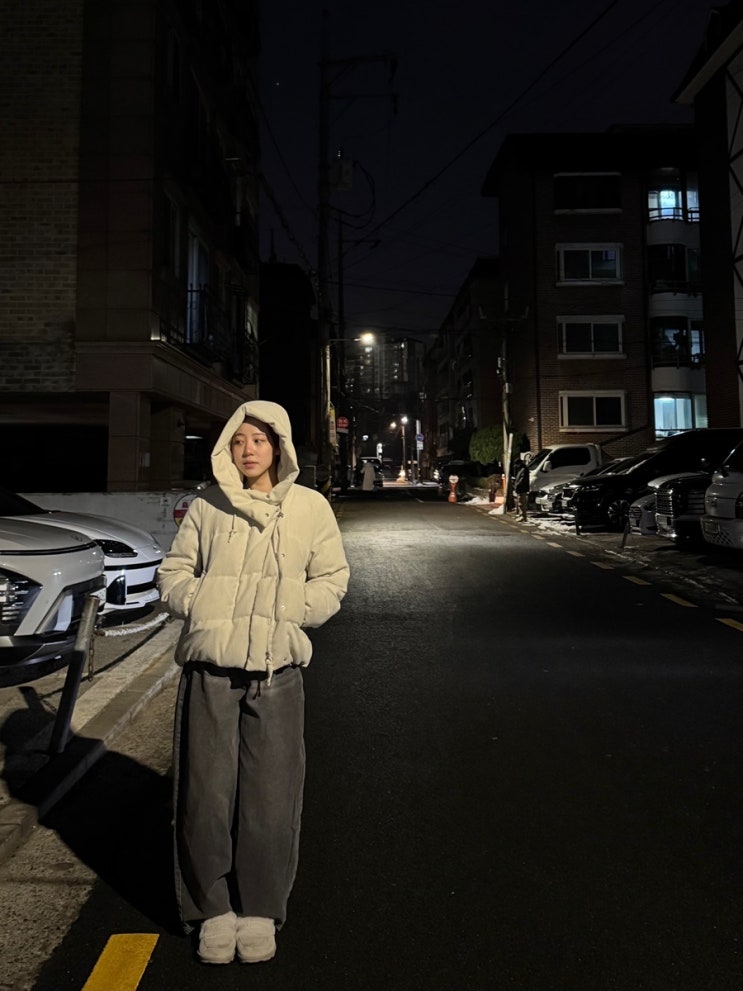 요즘 자주 입는 데님, 스탠다드에러 벌룬핏 워싱 와이드 팬츠 착용 후기 (빈티지그레이)