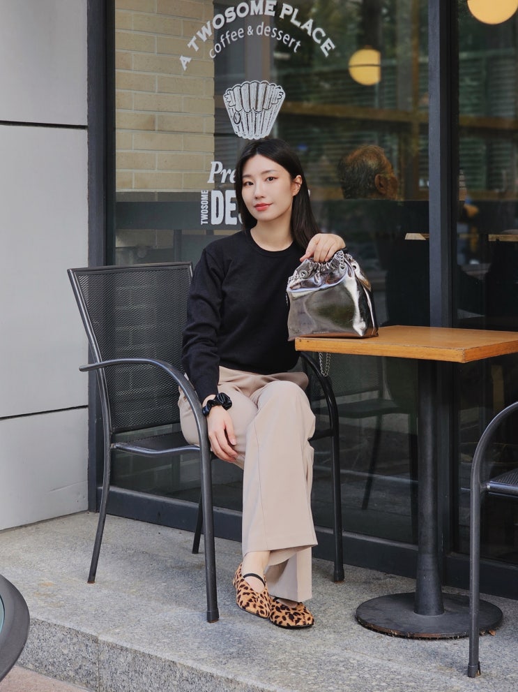 레오파드 플랫슈즈 추천 발편한 신찰스 요니 여성단화 컴포트화