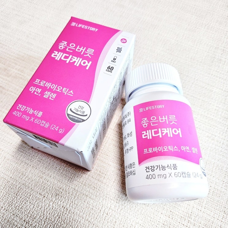 라이프스토리 좋은버릇 레디케어 가성비 여성유산균