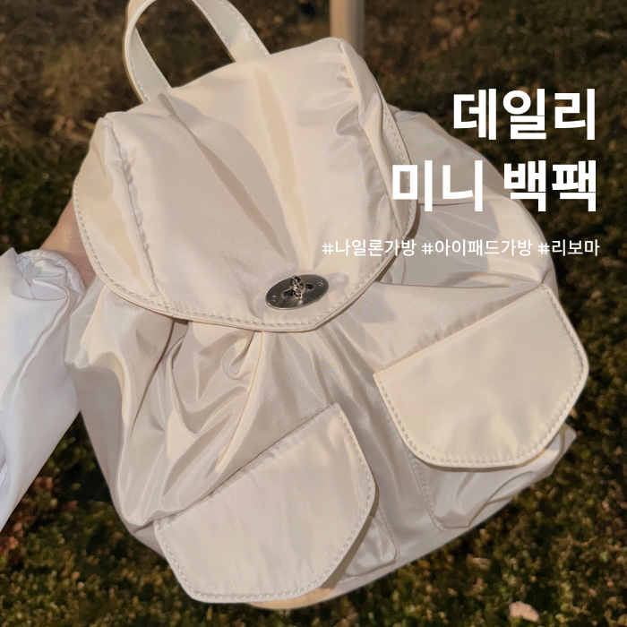 출근가방 추천 아이패드 수납 가능한 가성비 미니백팩