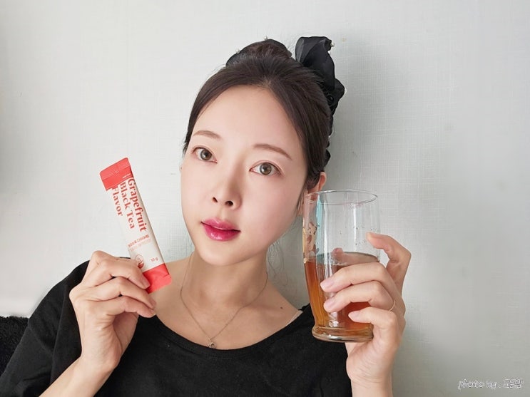 허리쏘옥 다이어트 자몽허니블랙티 맛으로  체지방감소 해보자