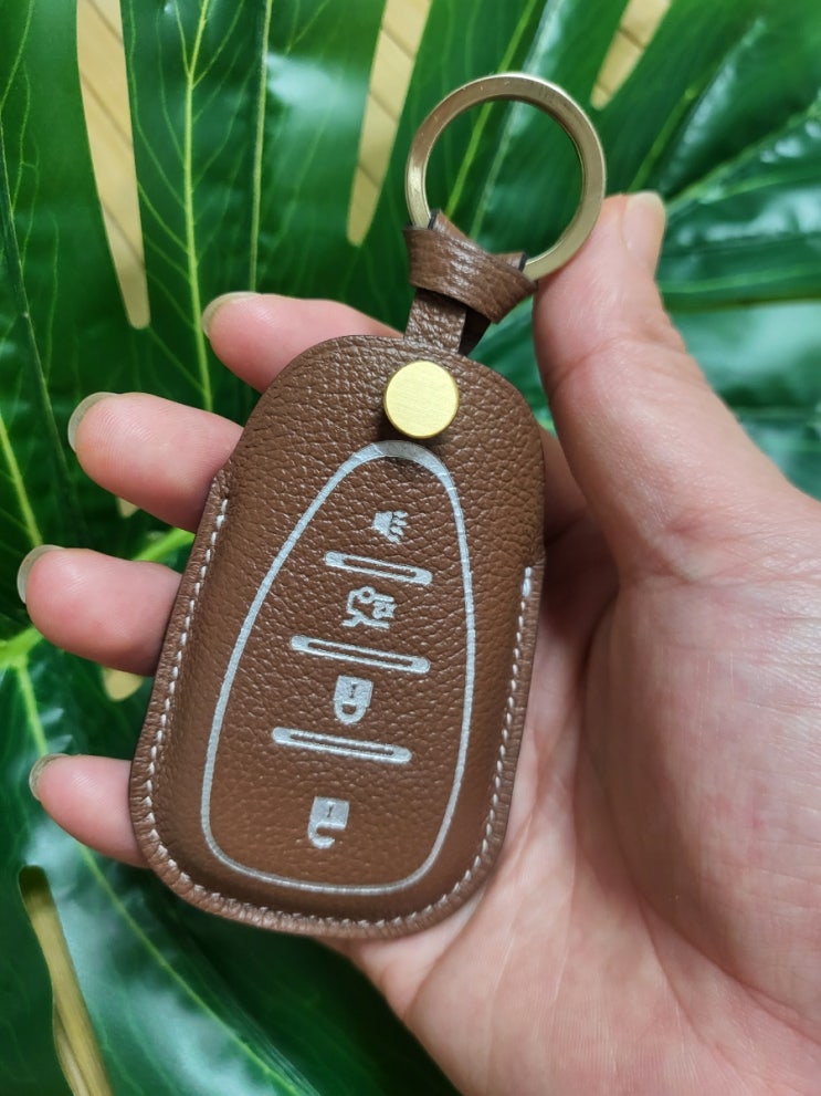자동차 쉐보레 말리부 커스텀 가죽 키케이스 추천! [한조 만듦공방]
