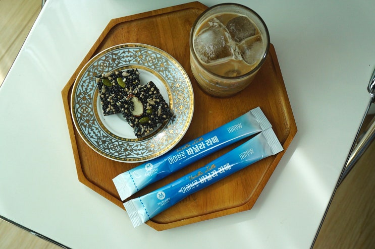 바닐라라떼파우더 달달한 맥널티 아이브루 바닐라라떼