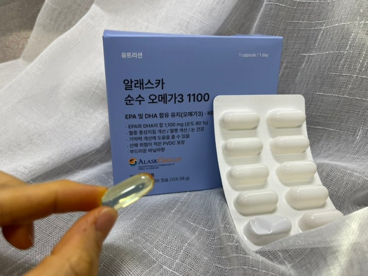 드림약사오메가3 유트리션 알래스카 순수 오메가3 1100