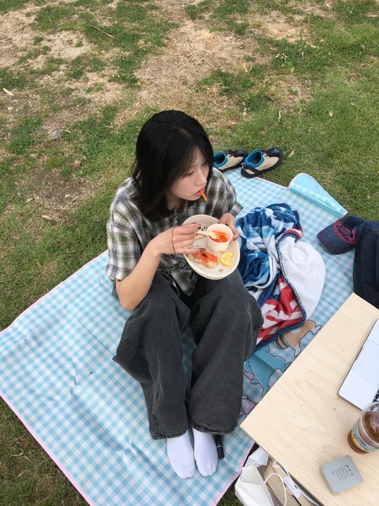 스탠다드 에러  87-STAN205미스티 포레스트 오버핏 반팔 체크 셔츠 그린