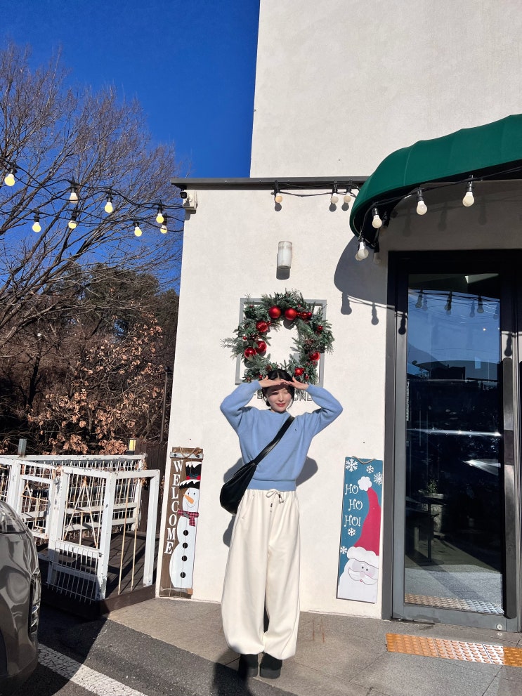 꾸안꾸 데일리룩 완성! 오사와 와이드 밴딩 팬츠 후기!