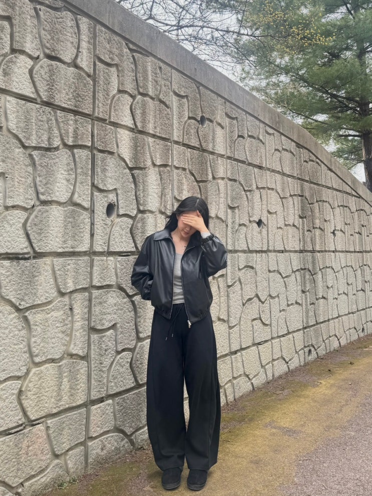 비바브라운 85-VIVA040 유틸리티 빈티지 오버핏 레더 자켓 착용후기 🕶️