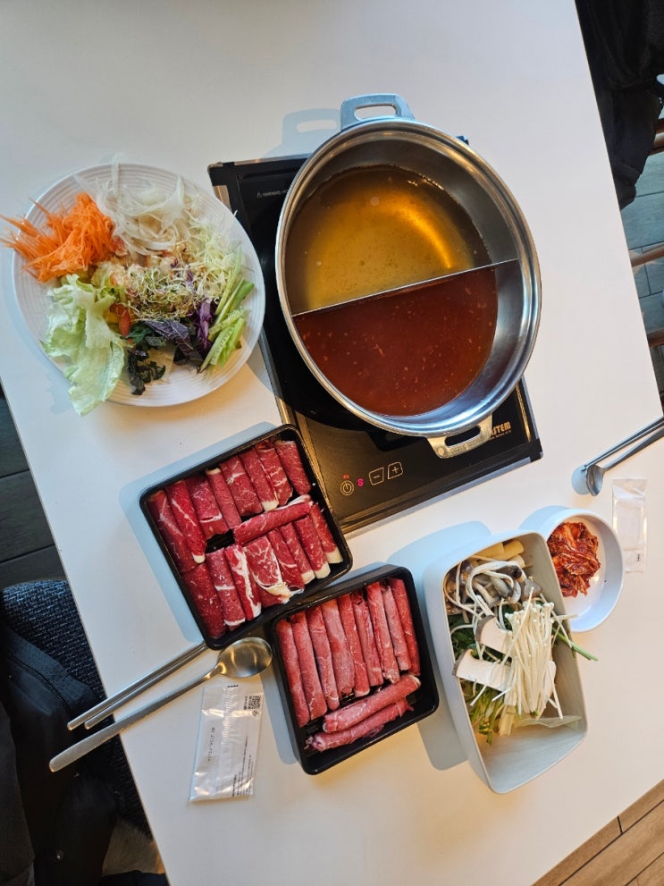 동대문 맛집 산천샤브샤브뷔페 환상적인 야경 뷰와 소고기 무한리필 던던맛집