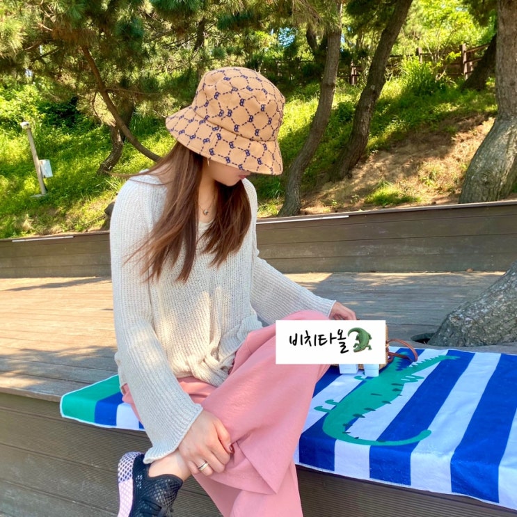 너무 귀여운 욥라이프 대형비치타올 🐊