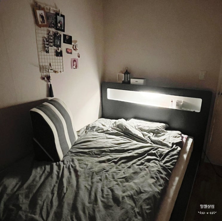 신혼부부 자취생 가성비침대 이펙스 침대프레임 본넬매트 세트