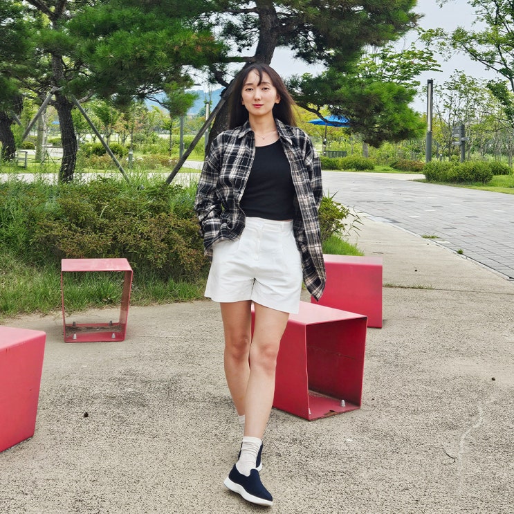 20~30대 여성 간절기 셔츠 찾는다면 스탠다드에러 오버핏 체크셔츠