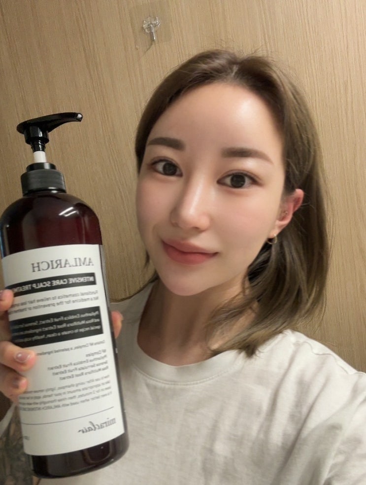 헤어트리트먼트 미라클레어 암라리치 인텐시브 두피케어 제품으로 탈모증상 완화