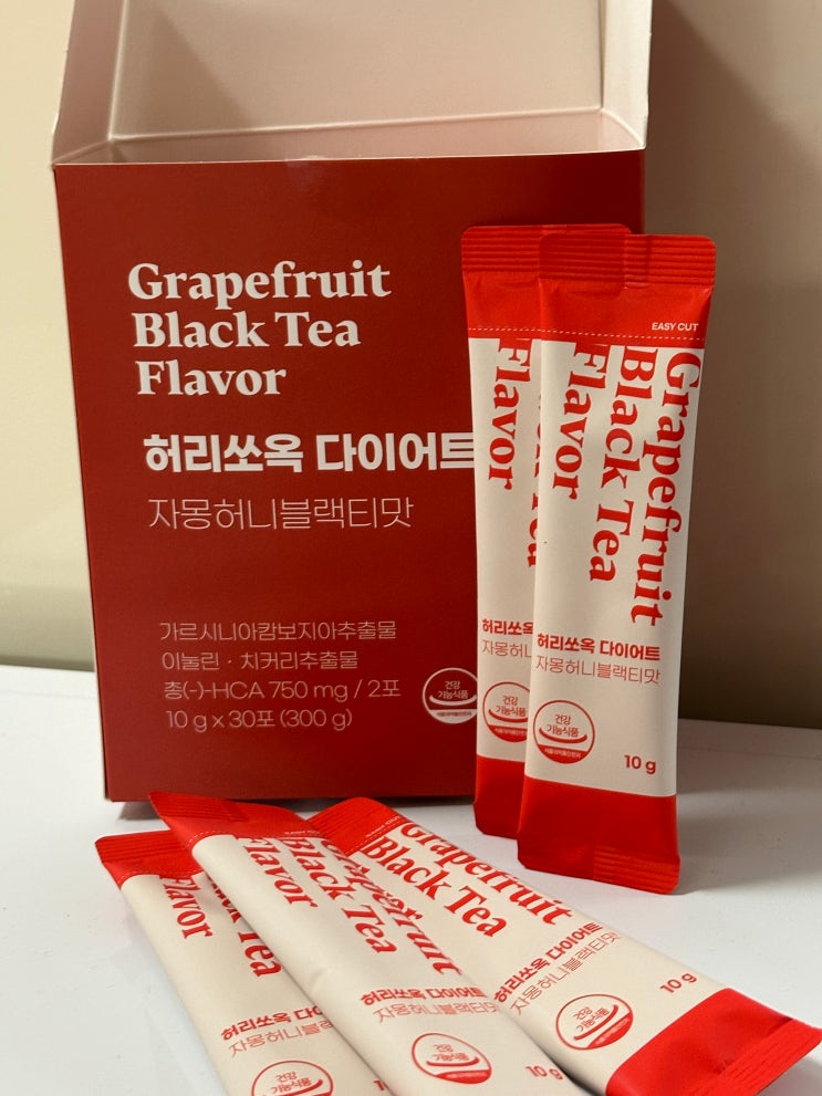 [ 다이어트 음료 ] | 허리쏘옥 다이어트 자몽허니블랙티 맛 ( 다이어트 보조제/ 저당 음료 )