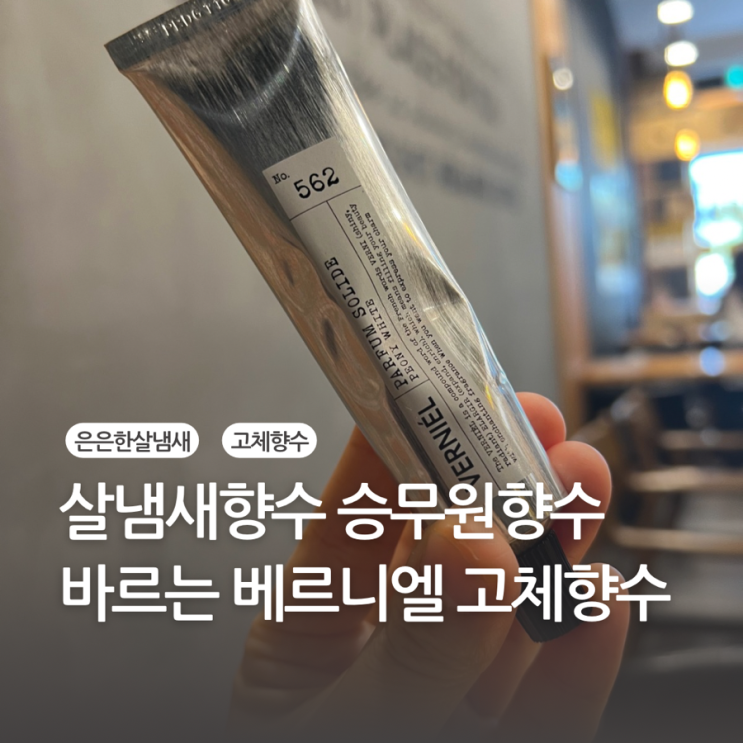 고체향수추천 취향저격 살냄새향수 같은 베르니엘 고체향수
