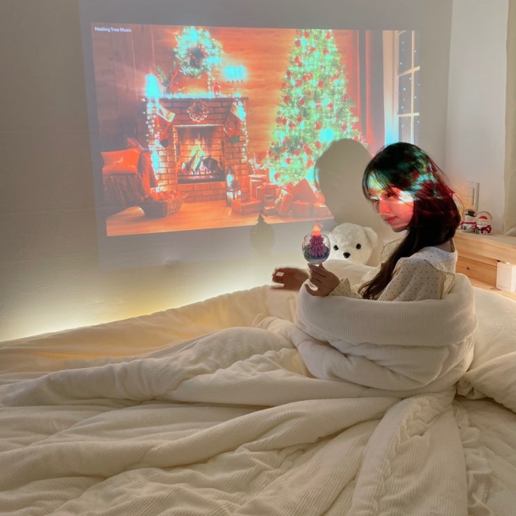 [🤍먼지날림, 정전기없는 국산 겨울극세사이불 장만 솔직후기🤍]🛍백화점판매/직접생산하는 '50년 전통' 친절한 '은남침구'에서 👸🎀프릴 번아웃 초극세사 퀸세트 장만🎀👸