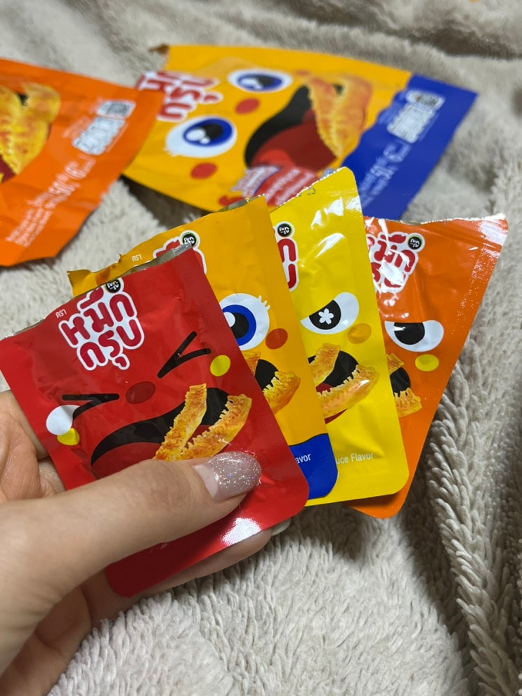 마라 덕후가 먹어본 마라스낵 무끄럽 , 4가지 맛 비교 후기