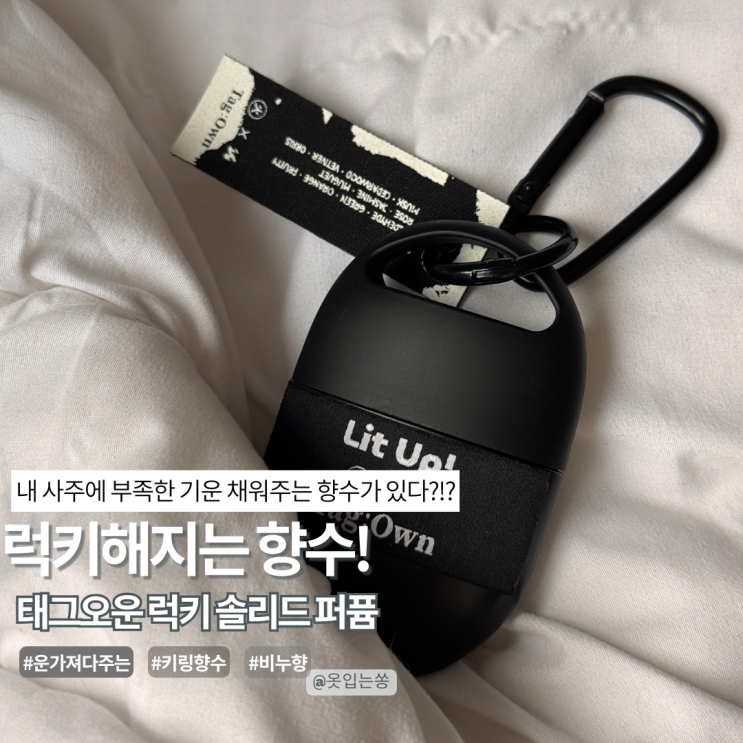비뉴향 고체향수 추천 | 태그오운 럭키 솔리드 퍼퓸 후기