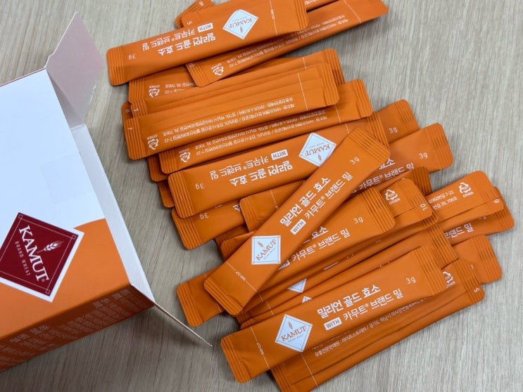 카무트 효소 : 밀리언 골드 효소 with 카무트® 브랜드 밀 먹어본 후기
