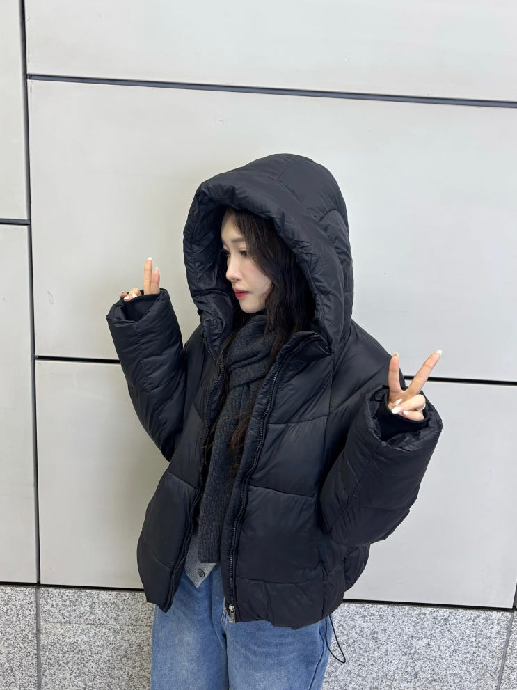 OSAWA 오사와 리코 오버핏 후드 패딩 점퍼(OW-216) 리뷰