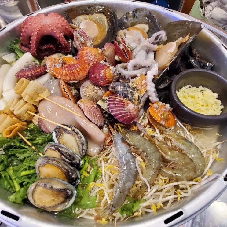 상동역 맛집 소문난 갯벌의 조개!