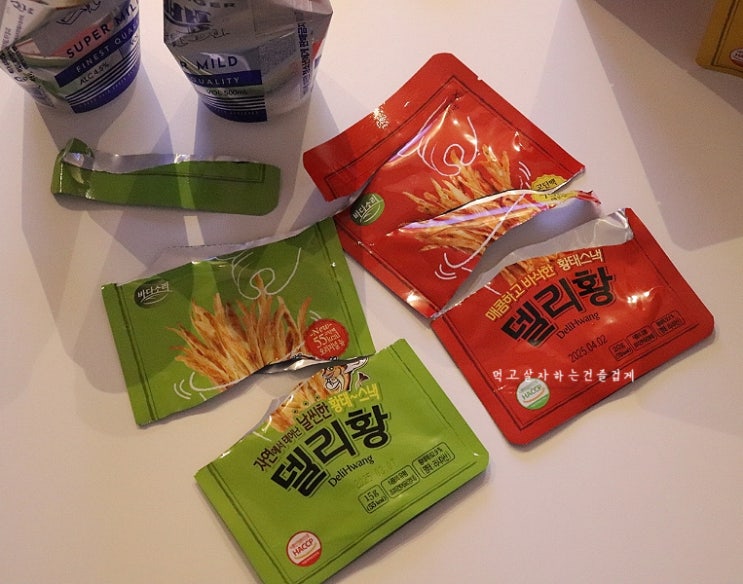 너무 맛있어서 소개를 안 할 수가 없네~ 다이어트 간식, 다이어트 안주 추천 델리황 황태스낵