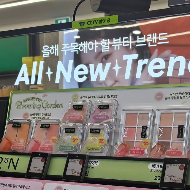 맛있는게 최고 on Instagram: "오늘은 요즘 떠오르는 뷰티 브랜트 투에이엔 아이팔레트 글리터 치크 리뷰를 가져왔어요! 이번에 새로운 신상 컬렉션 정원의 흩날리는 꽃잎의 화사한 감성을 담