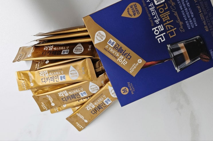 액상커피 추천 : 맥널티 리얼 에스프레소 샷 블랙 디카페인 액상커피