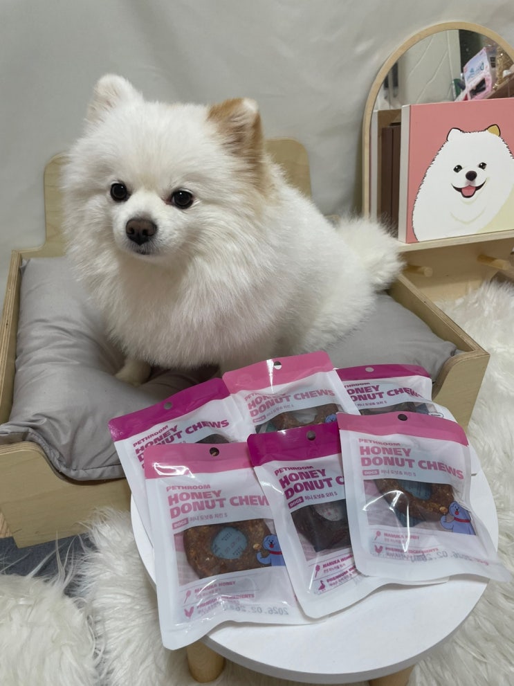 페스룸 오래먹는개껌 허니도넛츄 강아지덴탈껌