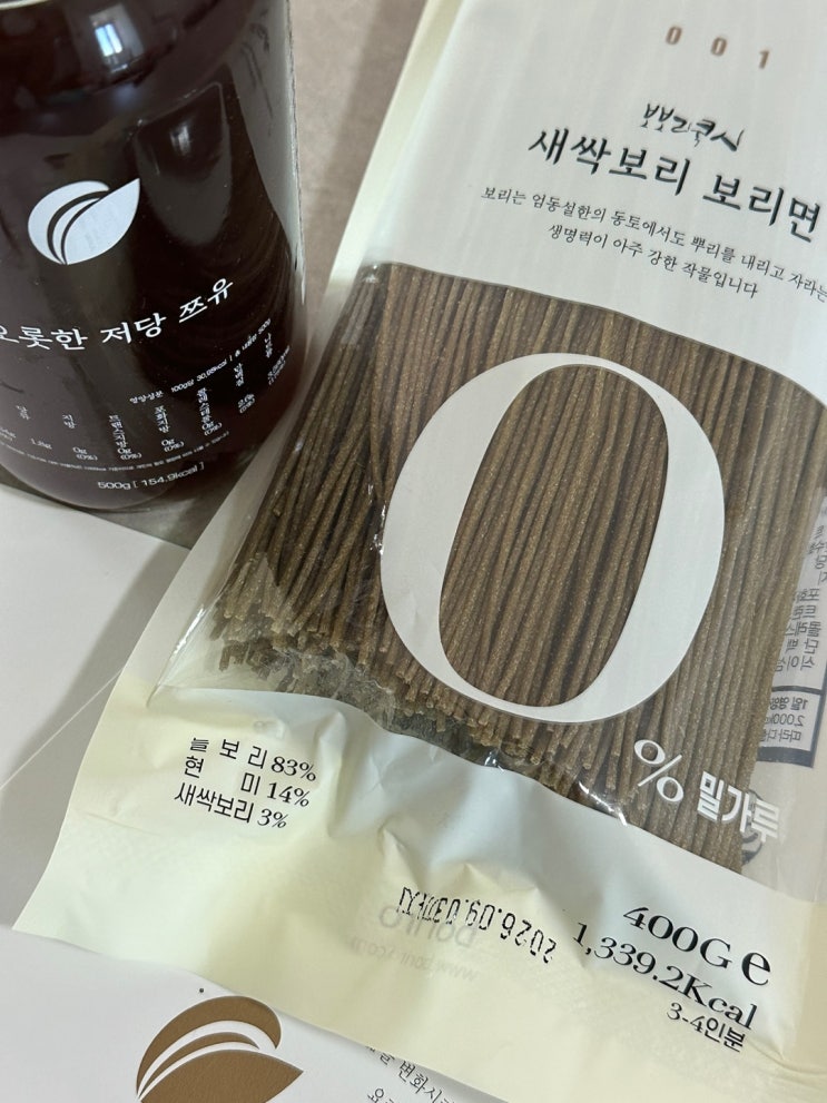 [상품 후기]보보리쿡시/저당 쯔유/막국수 양념장