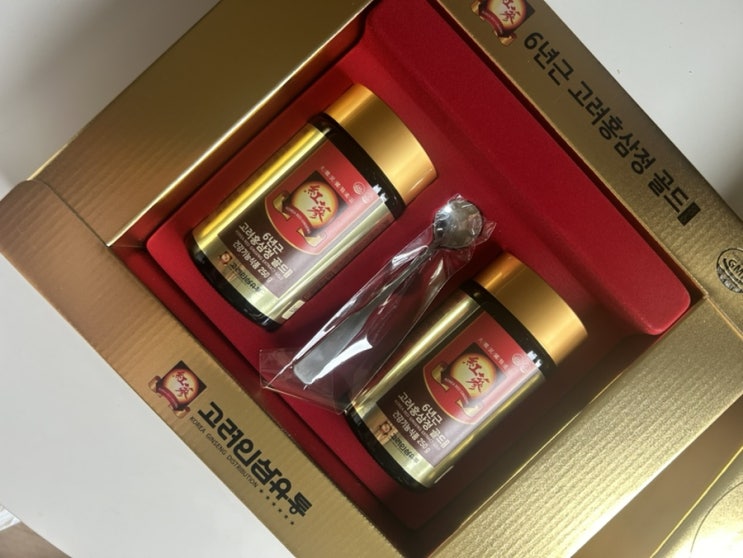 1+1 이벤트중인 고려인삼유통 6년근 고려홍삼정 골드 , 부모님 면역력 선물용
