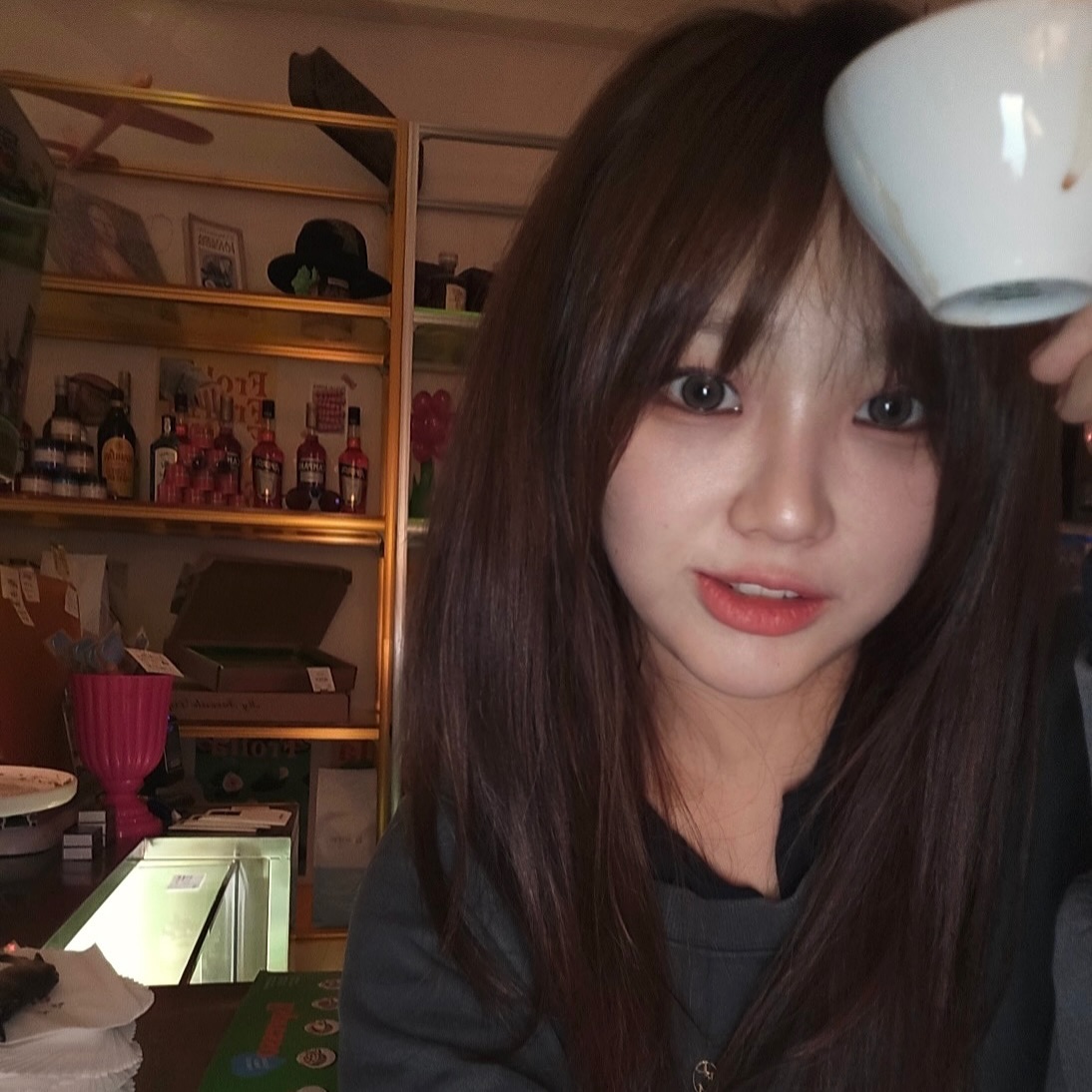 초코 묻었다-!