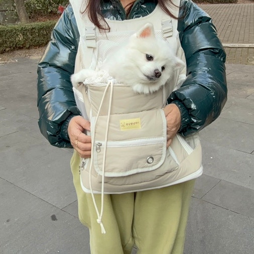 강아지 이동가방 꽁냥꽁냥제이 앞가방