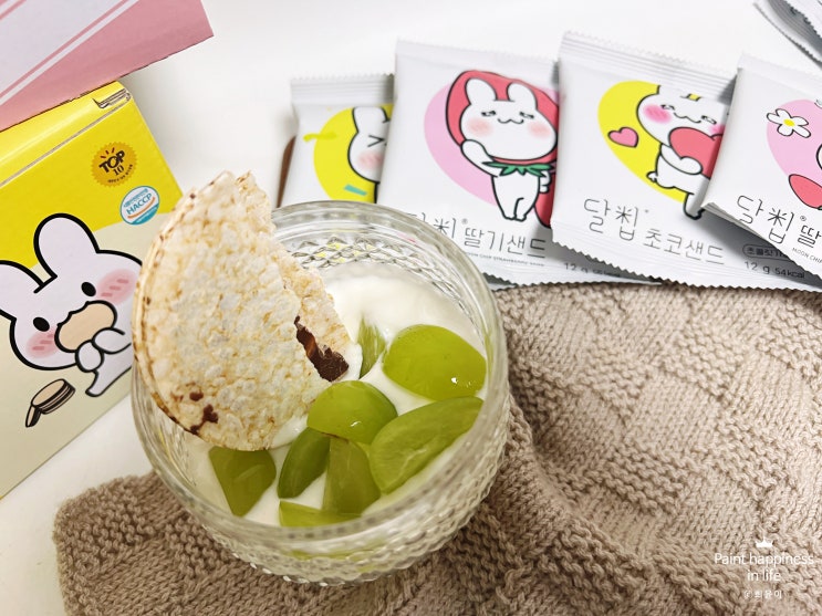 달칩 딸기샌드, 달칩 초코샌드 어린이집간식으로 좋아요