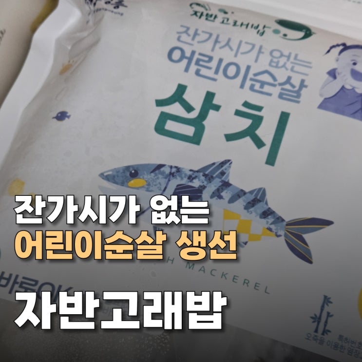 집에서도 생선구이 전문점처럼! 자반고래밥의 어린이순살삼치 후기
