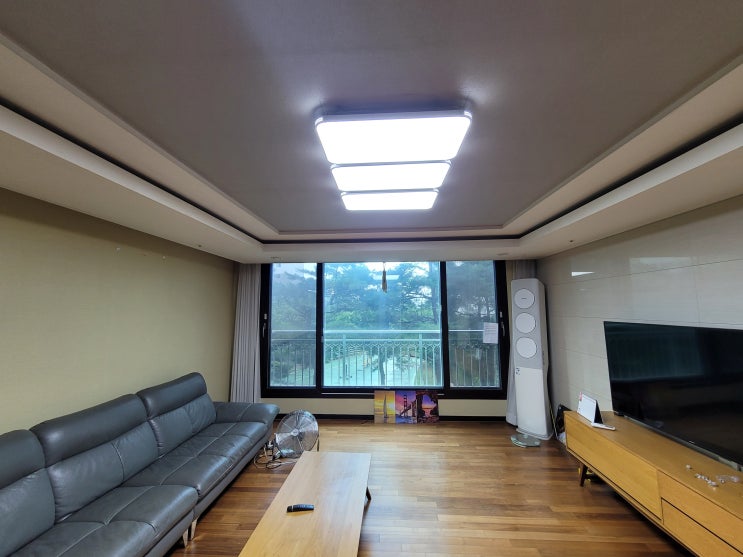 투라인 LED 150W 거실등 교체 후기