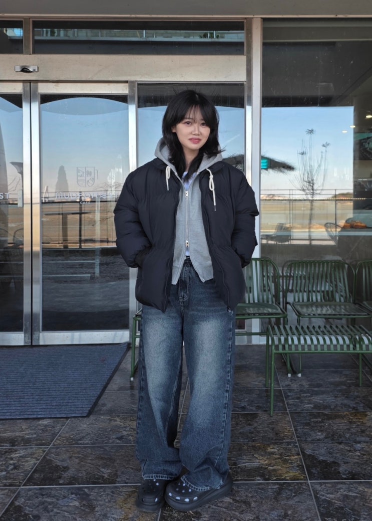 오사와 osawa 크롭 하이넥 패딩 착용후기(키작녀 추천!)