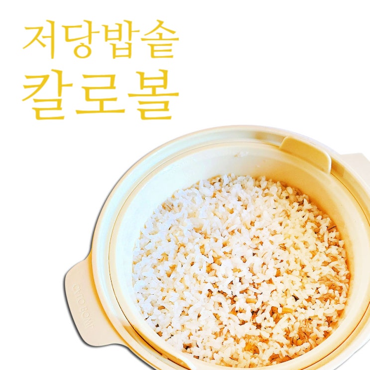 12분완성 전자레인지용 저당밥솥 칼로볼 사용후기